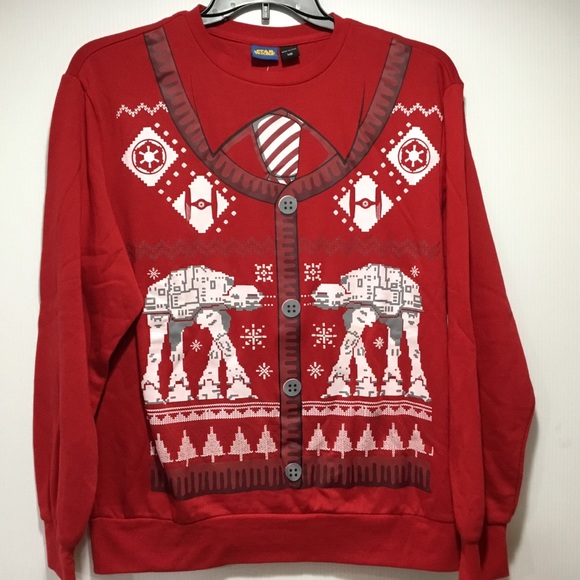 Star Wars Ugly Christmas Sweater Sweatshirt Size M - Picture 5 of 5